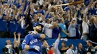 Bautista celebrates go-ahead HR with emphatic bat flip