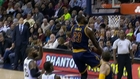 King James anoints the rim