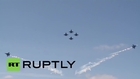 Russia: Aerobatic teams dazzle crowds at International Maritime Defence Show