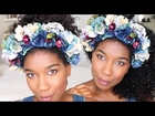 DIY Chic Flower Headband | No Sew - Naptural85