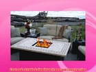 Outdoor Innovations Estrada 6-Piece All Weather Wicker Fire-Conversation Furniture Set