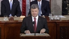 Ukrainian president makes emotional appeal to U.S. Congress for support