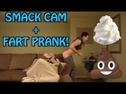 SMACK CAM WAKE UP + FART PRANK! (SCARE PRANK)
