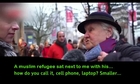 Muslim refugee shows photo of his ERECT PENIS to 75 year old German Granny and asks her: 