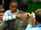 Sergeant surprises daughter in sweet homecoming