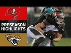 Buccaneers vs. Jaguars | NFL Preseason Week 2 Game Highlights