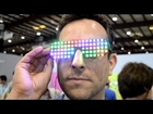 Blinky Shades Use WS2812B RGB LED and PCB Substrate Hinges