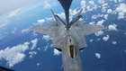 F-22 Raptor Mid Air Refuel