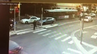 CCTV footage:women cross the road in red light and get knock off by car