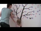 Wall decals installation video by Surface Inspired
