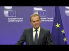 #Brexit: European Council President Donald Tusk on UK EU referendum result
