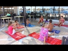 Yoga Stretching at Avra Beach Resort