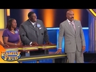 Kevin puts his FINGER on it!!! | Family Feud