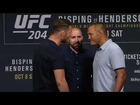 UFC 204: Bisping vs Henderson - Press Conference Faceoff