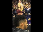JOHNNY MANZIEL GOING OF ON A REF DURING LEBRON'S RETURN!! *MUST SEE*