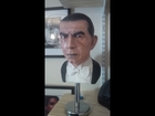 Speed painting 1:1 life size Bela Lugosi Bust with airbrush