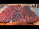 Pork Belly on the grill by the BBQ Pit Boys