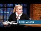 Rebel Wilson on Her Awkward First Head Shot - Late Night with Seth Meyers