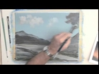 Acrylic Painting Sky Lesson - Thunder Over The Hills