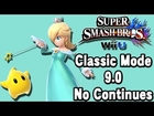 Super Smash Bros. For Wii U (Classic Mode 9.0 No Continues | Rosalina & Luma) 60fps
