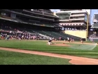 Running the bases at Target field