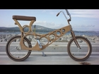 Hoopy wooden bicycle
