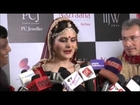 Zarine Khan on ramp for IIJW 2014 Day 1 Bridal Fashion Show