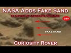 NASA Covering Up Artifacts Imaged By Curiosity Rover With Fake Sand