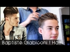 Baptiste Giabiconi male model hairstyle | French Model hair featured by Slikhaar & By Vilain