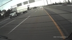 Semi Truck Driver not paying attention or falls asleep