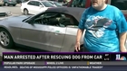 Army Vet arrested breaking window trying saving dog...