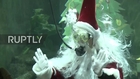 Mexico: Soggy Santa makes a splash in Guadalajara Zoo