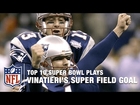 Top 10 Super Bowl Plays: #4 Vinatieri's Super Field Goal | NFL
