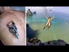 Parachute Hooked To The Skin: Welcome To Suspension BASE Jumping