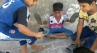 Iraqi boys playing new game