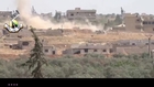 Syrian T-55 taking hard hit, commander bails then massive cook-off