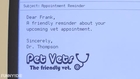 Ask Frank - Advice for Dogs. By a Dog. - 003#: Vet Reminder