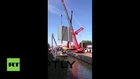 Netherlands: Homes crushed by falling cranes, 'at least 20' injured