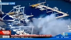 SAN DIEGO == 10 million dollar YACHT goes up in FLAMES