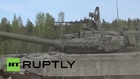 Russia: T-80s unleash firepower MID-AIR ahead of first ever ‘Race of Heroes’