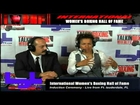 Lucia Rijker  at the Women's Boxing Hall of Fame 7/10/14