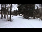 Snowboarding in Mont Sutton, Quebec