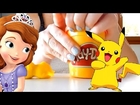 Disney Princess Sofia the First & Pikachu Play Doh | Kids Toys Surprise Eggs