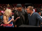 Renee Young interviews LL Cool J and Chris O'Donnell: Raw, March 10, 2014