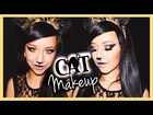 Halloween Cat Makeup Tutorial | naturallybellexo