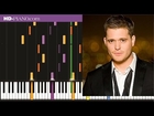 How to play Michael Buble Crazy little thing called love   Piano tutotial  100% speed