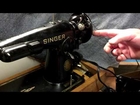 How to Wind Round Bobbins on Vintage Singer 201-2 and 1200 Electric Sewing Machines.