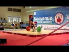 Erika Ropati Frost 92kg clean and jerk- Oceania Weightlifting Championships 2014