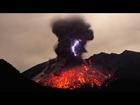 Rare Footage Of Volcanic Lightning