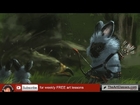 Digital Painting tutorial archer bunny and gryphon concept art